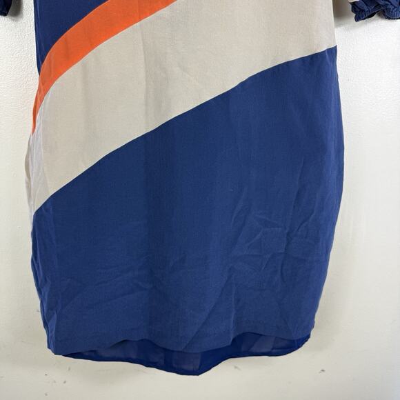 Eci New York Silk‎ Dress 3/4 Sleeve Classic Lined Size 4 Side Zipper - Picture 11 of 15